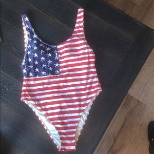 American Flag swimsuit